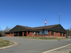 The Hampton RCMP detachment is seen April 27.