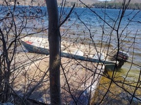 OPP looking for owner of boat and dock that floated down Lake Nipissing
