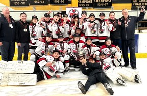 Brantford 99ers under-13 A OHF champions. Submitted