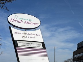 The Chatham site of the Chatham-Kent Health Alliance. (Tom Morrison/Postmedia Network)