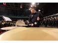 Medway High School’s Ben Kettlewell warms up on the timpani before the Variety Is . . . Showcase Concert, which included about 900 students from 21 Thames Valley District school board schools performing at Budweiser Gardens on April 25, 2024. Mike Hensen/The London Free Press
