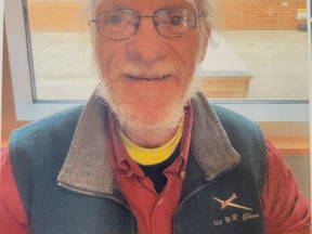 William Reid Glenn, 69 years old and has dementia, was last seen near the area of the Peace River Hospital.
