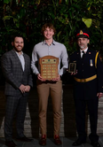 North Bay police award varsity athlete with award in honour of former varsity athlete
