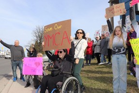 Photo to accompany YMCA rally story