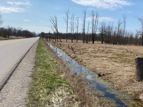 More than 60 Brant County property owners whose runoff water flows into the Bennett municipal drain are responsible for a portion of the cost of improvements.