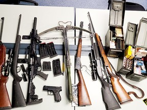 OPP guns seized Lyndhurst