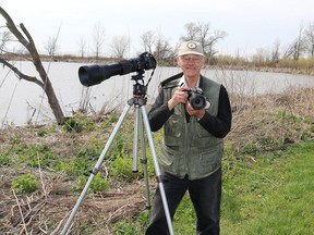 Founding member Herman Giethoorn has received the Sydenham Field Naturalists' Friend of Nature Award for his dedication to the non-profit conservation group, including 38 years on the board and serving as official photographer. He's seen here SFN-supported Peers Wetland. (Ellwood Shreve/Chatham Daily News)