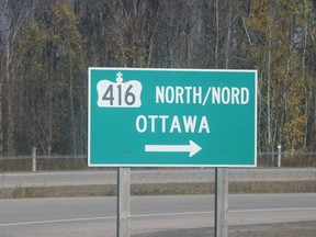 Hwy 4176 speed limit from the 401 to Ottawa to rise to 110 km/h this summer