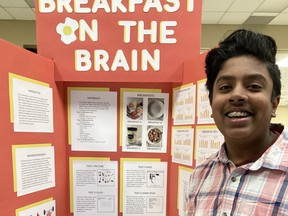 Kincardine student competing in the National Science Fair
