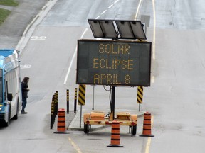 There are planned road closures for the upcoming solar eclipse across much of Kingston