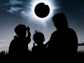 Solar eclipse, Kingston