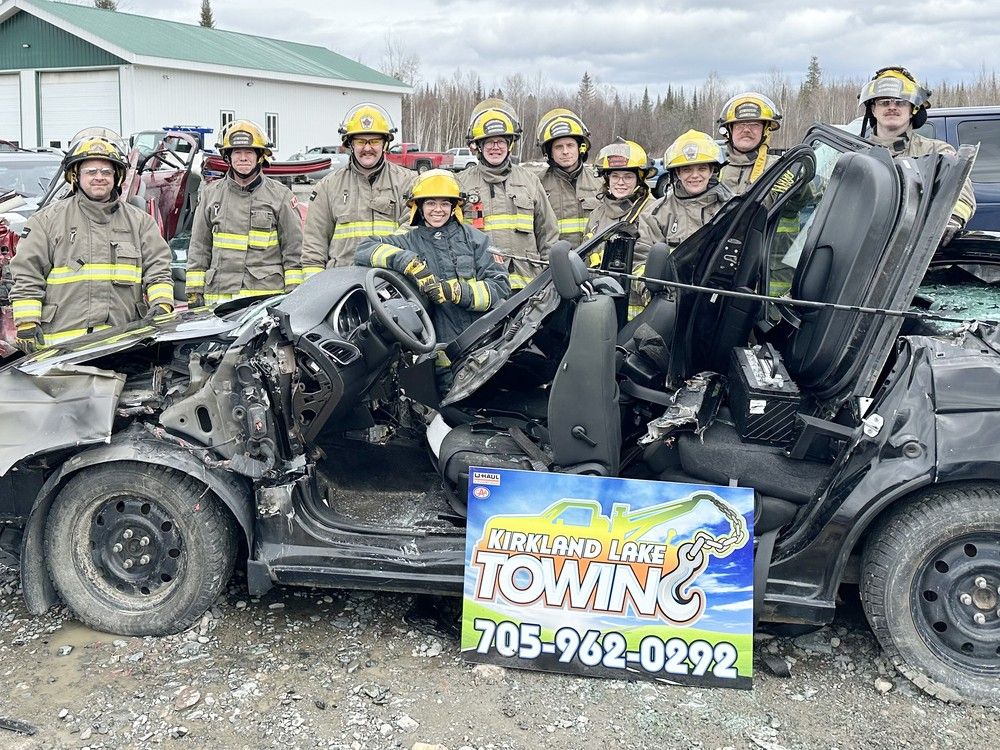 Volunteer Firefighters Learn Lessons In Light Vehicle Extrication ...