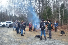 Outdoor education class assists in expanding dog friendly trail