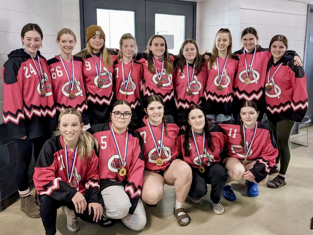 HEAVY MEDALS Upper Ottawa Valley (UOV) Ringette teams triumph at end