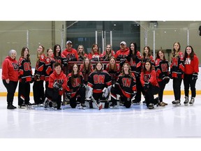 The Forest U16 A Xtreme are Team Ontario for the 2024 Eastern Canadian ringette championship in Charlottetown, P.E.I. (Supplied Photo)