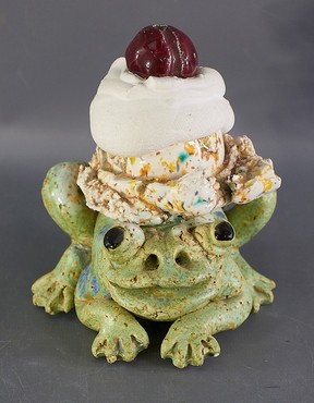 Ceramic frog