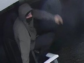 Sarnia police are searching for a suspect involved in a home invasion early April 10, 2024 in the 300 block of Exmouth Street.