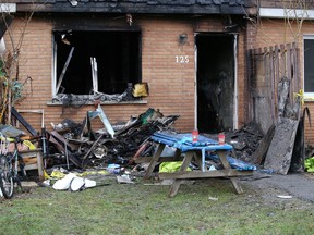 Three people died in this arson set at a Bruce Avenue townhouse in 2022. File photo