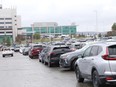 Parking at Health Sciences North in Sudbury, Ont. on Tuesday April 23, 2024. John Lappa/Sudbury Star/Postmedia Network