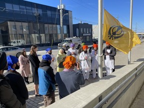 Sikh Heritage Month flag raising
