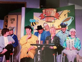 Cast from Langton Showtime's 2023 production included, from left, Laurie Pesall, Ted Smith, Judy deKorte, Art Vandendriessche, Sandy Lee, Margaret Underhill, Dan Demeester and Jeanine Assel. SUBMITTED