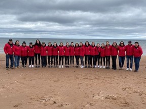 The Forest Xtreme attend the 2024 Eastern Canadian U16 A ringette championship in Charlottetown, P.E.I. (Submitted Photo)