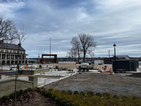 Officers' Square is currently under construction, and is scheduled to open in June 28.