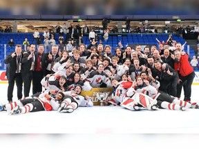 Team Canada defeated Team United States 6-4 for their fifth gold medal at the 2024 International Ice Hockey Federation World U18 Championship Sunday in Finland.