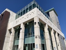 Saint John Law Courts are seen April 30.