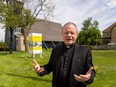 Minister Rob Henderson of Holy Trinity St. Stephen’s Memorial Anglican Church at 727 Southdale Rd. in London was photographed on May 7, 2024. (Mike Hensen/The London Free Press)
