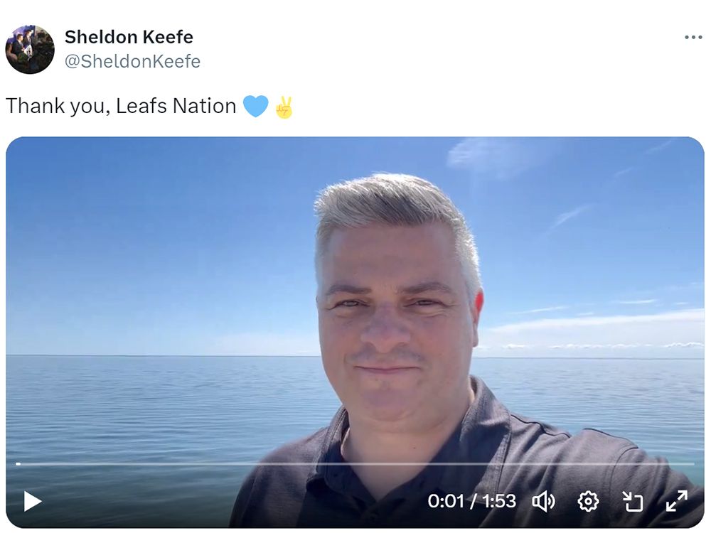 A classy parting message from Sheldon Keefe to Leafs Nation | The ...