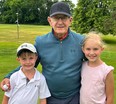 Former Brantford Red Sox champion Robbie Vipond, pictured with grandchildren Mason (left) and Ryann, recently passed away at the age of 83.