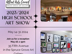 The Spruce Grove Art Gallery will be presenting the 2023/2024 High School Art Show with the help of Allied Arts Council.