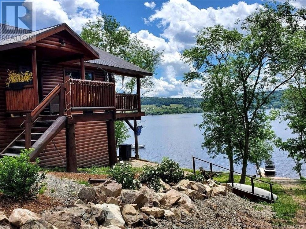 Dream Home Log cabin with guest house on Belleisle Bay TelegraphJournal