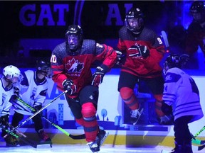 Delhi's Marek Vanacker (10) takes the ice for Canada at the IIHF Under-18 World Hockey Championship in Finland.