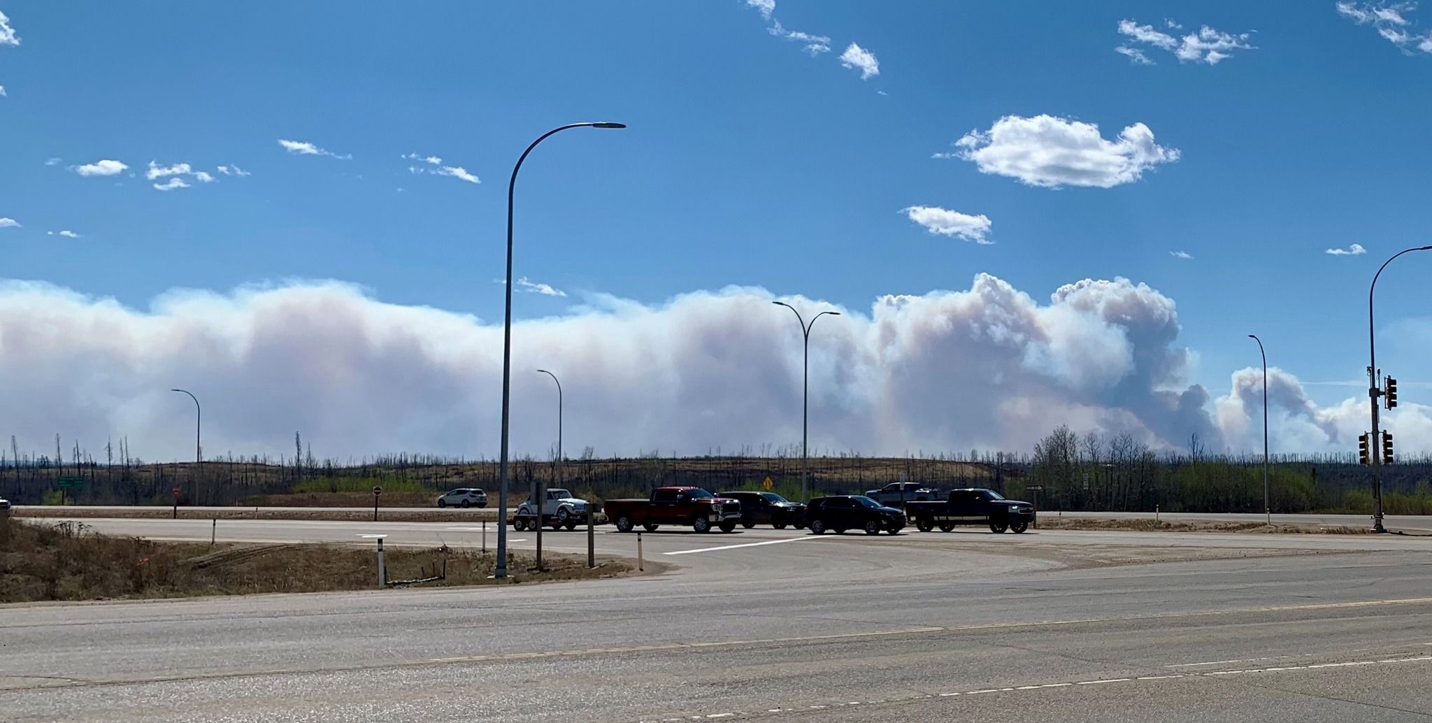 Wildfire smoke could close Highway 63, evacuation warning expanded