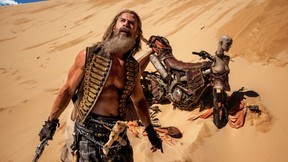 Chris Hemsworth plays a baddie in "Furiosa: A Mad Max Saga," opening in theatres May 24.
