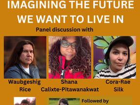 A panel discussion entitled Imagining the Future We Want to Live will be held 7-9 p.m. June 17 at Sudbury Indie Cinema, 162 Mackenzie St.