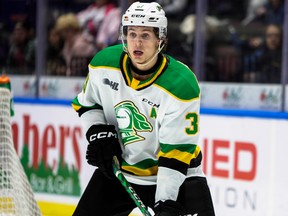 Max McCue of the London Knights.