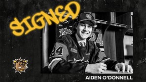 Aiden O'Donnell - Courtesy Brantford Bulldogs