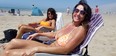 Karen Park and her friend, Kim Davy, left, enjoy the relaxed vibe at Sauble Beach on Saturday, May 18, 2024. (Scott Dunn/The Sun Times/Postmedia Network)