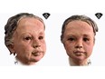 Ontario Provincial Police have released a 3D facial approximation of a young child found in the Grand River at Dunnville, Ontario on May 17, 2022.