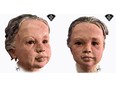 3D approximation of child found in Grand River at Dunnville in May 2022