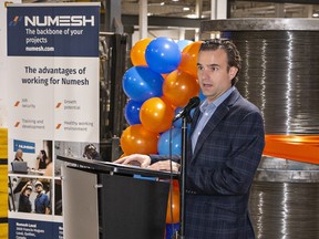 Numesh cutting opens-edge facility in Brant County.