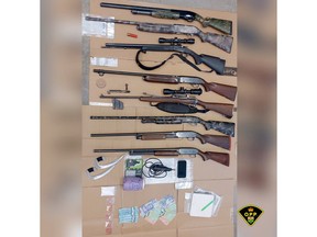 Prescott guns seized