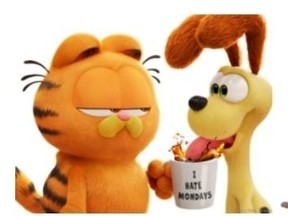 Garfield The Movie is teaming up wth the Toronto Humane Society to offer real-life kitties up for adoption at Duffering Mall from May 17-19 bfore the films opens on May 24 in Canada.