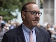Kevin Spacey leaves Southwark Crown Court on June 28, 2023 in London.