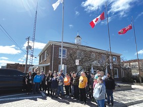 Espanola kicks off Community Living Month with flag raising ceremony