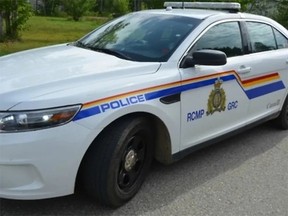 An RCMP vehicle was rammed and four suspects were arrested in a flight from police starting in Parkland County on Friday.