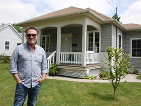 Kelly Bell is seeking heritage property designation for his East Street home, originally built in 1855 by a Lambton pioneer, then moved twice.  (Tyler Kula/The Observer)
